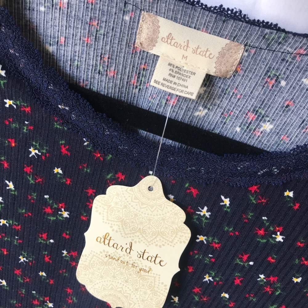 Altar’d State Ribbed Knit T-shirt - Picture 4 of 7
